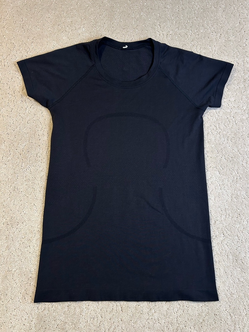 LULULEMON Swiftly Tech Short Sleeve RACE Waist Length BLK Black Slim Fit 8/10?